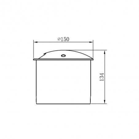 LED-Einbauleuchte für den Außenbereich 3W - 113526