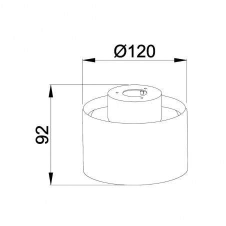 LED Flush Light Planet 3000ºK (16W)