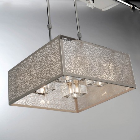 Japanische quadratische Lampe (4 Lichter)