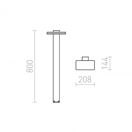 Outdoor beacon LED Rina (12W)