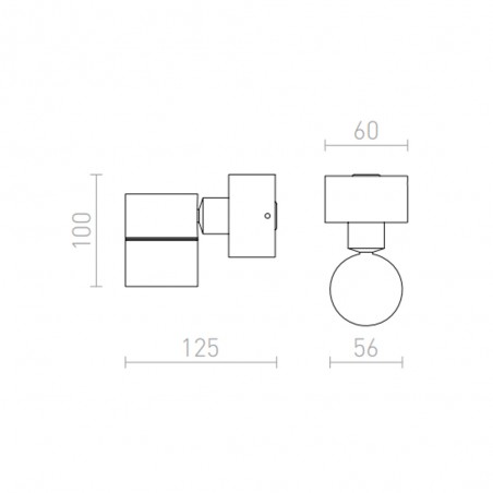 Outdoor wall lamp Mico