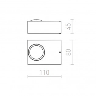 Outdoor wall lamp LED Korso (5W)