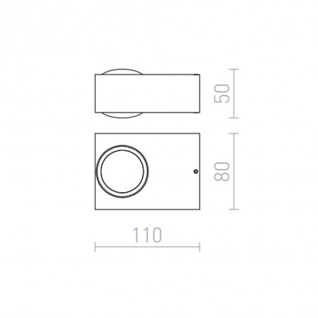 Outdoor wall lamp LED Korso (3W)