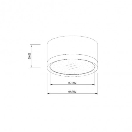 Ceiling Flush Spotlight Hoop