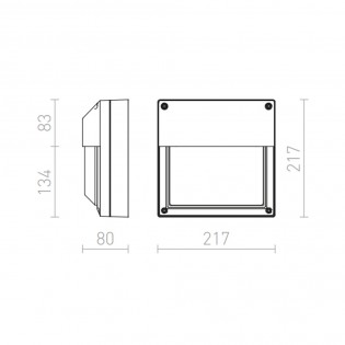 Outdoor wall lamp Delta III
