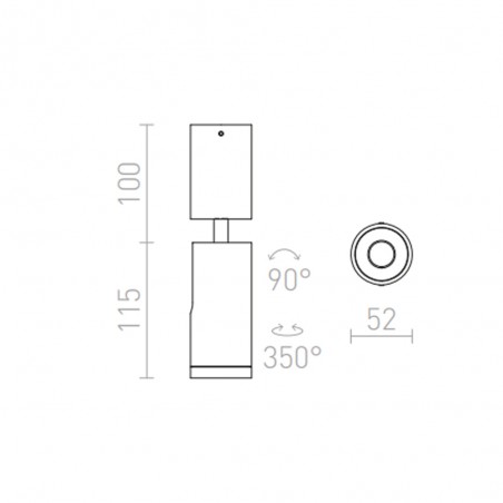 Ceiling spotlight LED Bogard (5W)