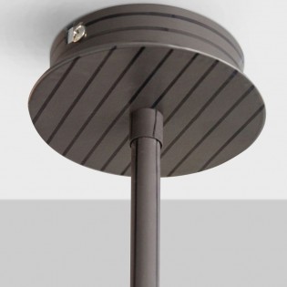 Ceiling Lamp Cell 2 Wengué Round (3 lights)