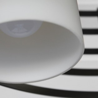 Ceiling Lamp Cell 2 Wengué Round (3 lights)