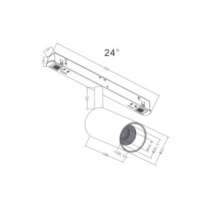 Magnetischer Raupenstrahler Focus LED CCT Exility (5W)
