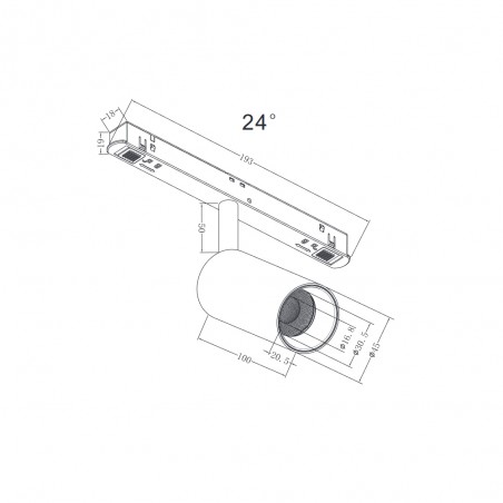 Magnetischer Raupenstrahler Focus LED CCT Exility (5W)