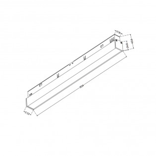 Basis Exility LED-Magnetschienenstrahler (12W)