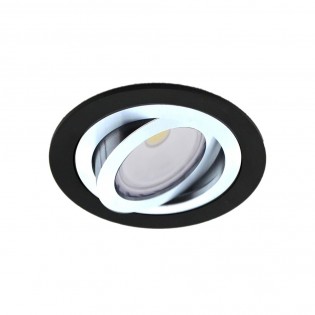 CLASSIC runder Einbaustrahler schwarz . Wonderlamp