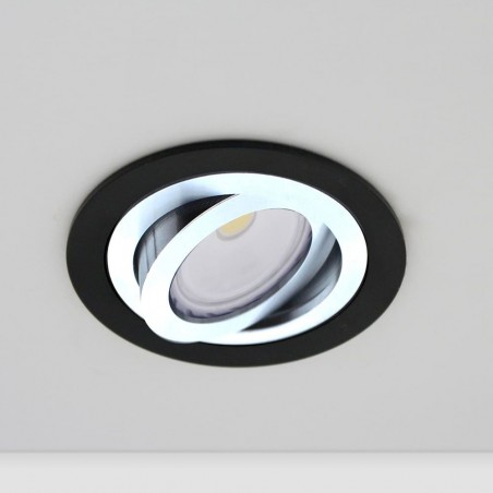 CLASSIC runder Einbaustrahler schwarz . Wonderlamp