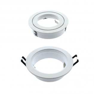 Runder weißer Einbaustrahler CLASSIC. Wonderlamp