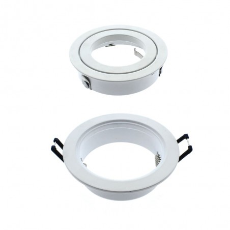 Pack 5 Classic round white