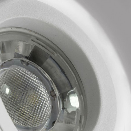 Pack 5 Classic round white