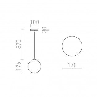 Pendant lamp Bolly