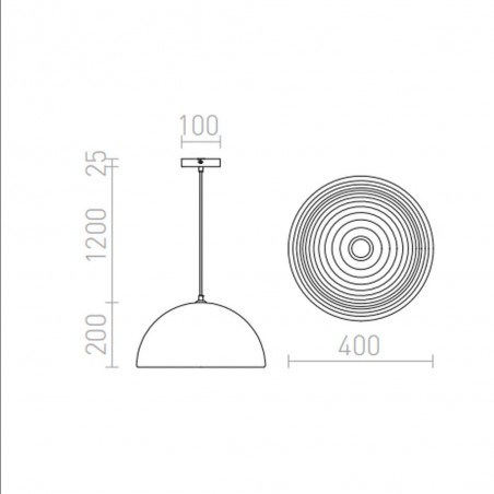 Ceiling lamp Carissima