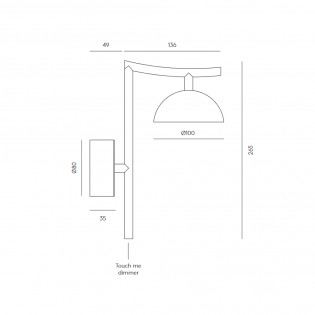 Tana LED-Wandleuchte (4W)