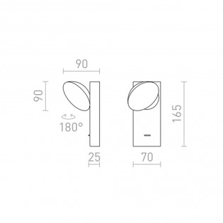 Wall lamp LED Eliseo (5W)