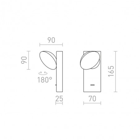 Wall lamp LED Eliseo (5W)