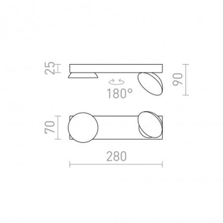 Eliseo LED-Deckenleuchte (5W)