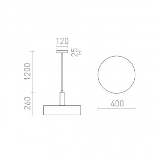 Ceiling lamp Giulia II