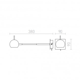 Wall lamp Glossy