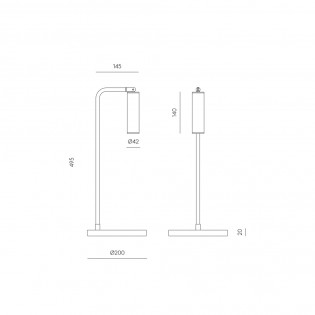 LED-Tischleuchte Tura (5W)