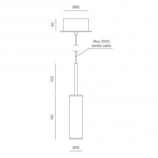 LED Pendant Lamp Tura (35W)