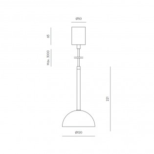LED Pendant Lamp Dussa (9W)