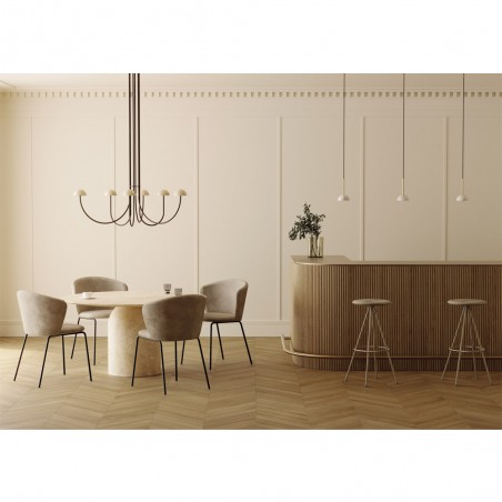 Dussa II LED-Kronleuchter (6x9W)