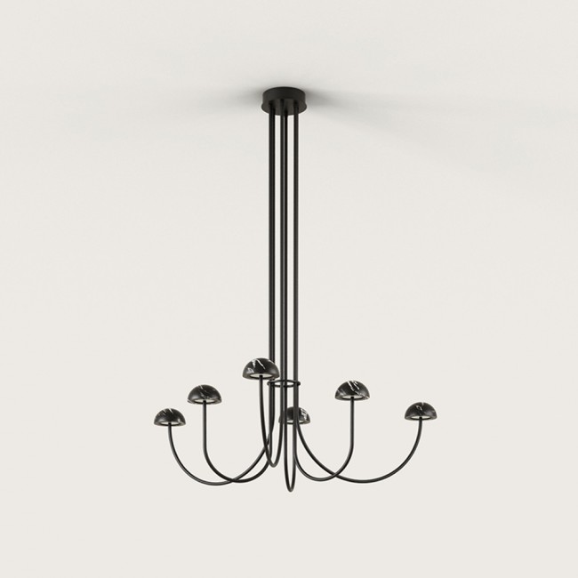 Dussa LED-Kronleuchter (6x9W)