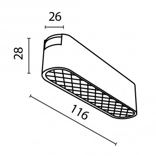 Punkte Radity Magnetischer LED-Schienenstrahler (6W)