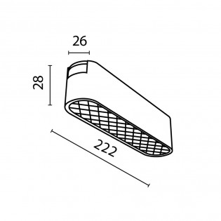 Punkte Radity Magnetischer LED-Schienenstrahler (12W)