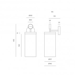 Nooi LED-Wandleuchte (5W)