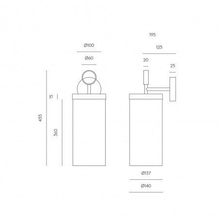 Nooi LED-Wandleuchte (5W)