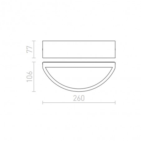 Outdoor Wall lamp Lesa