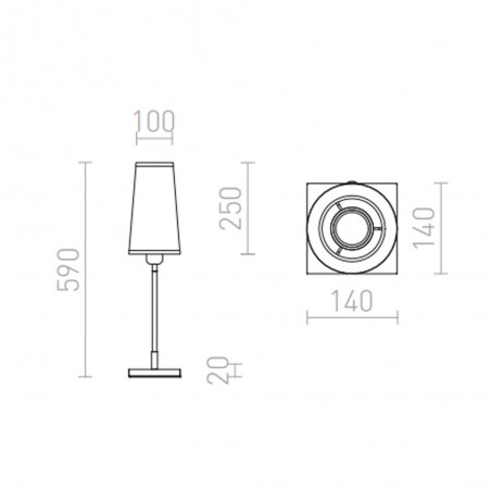 Table lamp Lulu