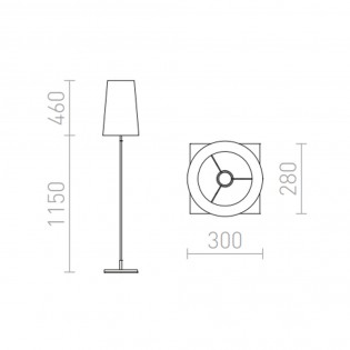 Floor lamp Lulu