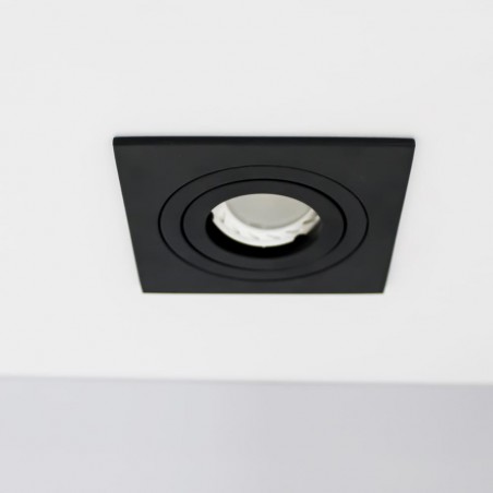 Downlight classic square black
