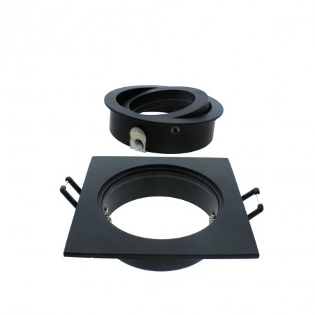 Downlight classic square black