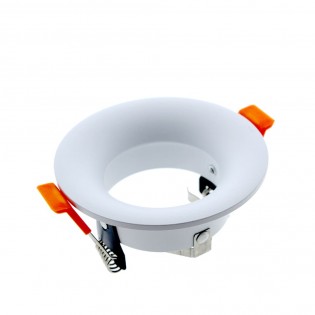 Versenkter Ring Basic II rund weiß