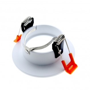 Versenkter Ring Basic II rund weiß
