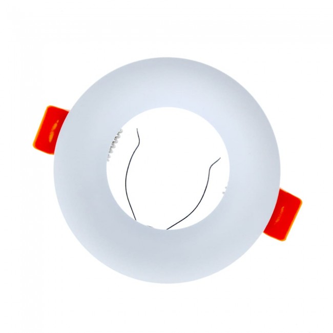 Versenkter Ring Basic II rund weiß