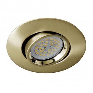 Recessed Downlight ROUND II old gold. Wonderlamp