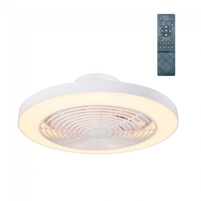 LED Ceiling Flush Fan Moli RGB CCT Smart (35W)