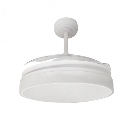 LED fan with foldable blades Vera CCT Dim (30+10W)
