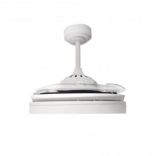 LED fan with foldable blades Vera CCT Dim (30+10W)