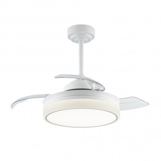 LED fan with foldable blades Vera Mini CCT Dim (30+10W)
